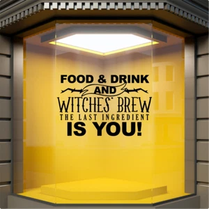 Halloween Sticker Shop Display Happy Halloween Decal Home Decoration - Picture 1 of 3