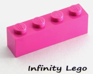 15 LEGO Dark Pink Bricks 1 x 4 (3010) - (15 Pieces) - Imagen 1 de 1