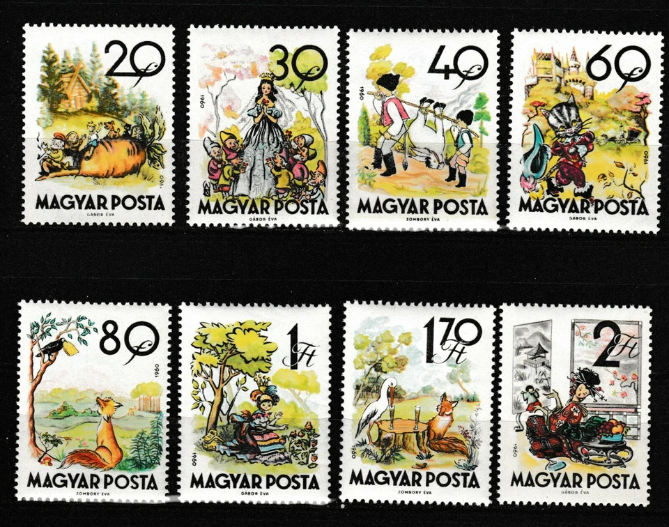 s40755 HUNGARY 1960 MNH** Fairy tales 8v Y&T 1403/10