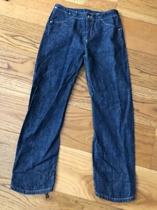 LEVI'S WOMEN'S Y2K TWISTED ENGINEERED INDIGO DENIM BLUE JEANS W27 X L28 - Picture 1 of 22