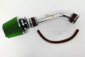 BLACK GREEN Air Intake system Kit/Filter set For 2003-2006 Infiniti FX35 3.5 V6 - Foto 1 di 1