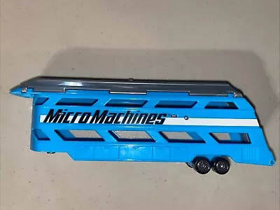 Micro Machines Mini Vehicle Hauler Series 4 Blue No Truck - Image 1 of 4