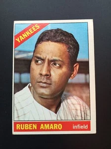 1966 Topps Baseball # 186 Ruben Amaro Yankees - Picture 1 of 2