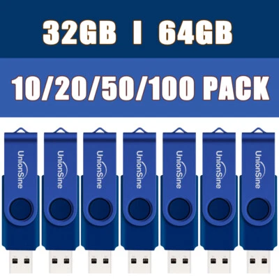 10/20/50 x USB Stick 16GB 32GB 64GB Speicherstick USB 2.0 Flash Drive Wholesale - Bild 1 von 4