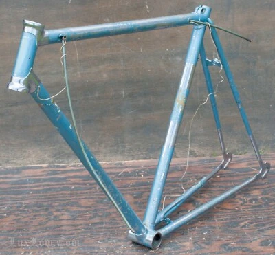 Vintage 1957 Bianchi Lario Road Bike FRAME Tour Condorino Sports Bicycle w/Crack - Image 1 of 4