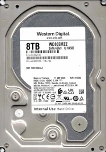 WD80EMZZ-11B4FB0 Thailand SEP 2023 Western Digital 8TB - Picture 1 of 2