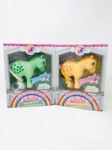 MY LITTLE PONY 40 Years Butterscotch + Minty Lot Of 2 NIB - Picture 1 of 8