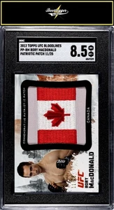2012 Topps UFC Bloodlines #PP-RM Rory MacDonald Patch Flaggen SGC 8,5 #/25 - Bild 1 von 2