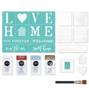 Neu in Verpackung Chalk Couture Herz und Home Chalkmade Kit Zum Selbermachen Handwerk Land inkl. allem - Bild 1 von 4
