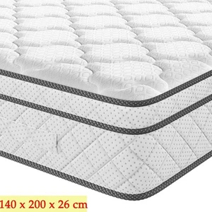 Weiß 140x200x26 cm 7 Zonen Matratze Federkernmatratze Taschenfederkern-Matratze - Bild 1 von 13