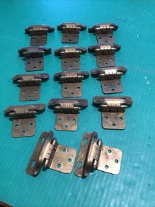 Lot de 14 charnière cadre porte armoire 1/4" superposition Taiwan laiton fermeture automatique - Photo 1/9