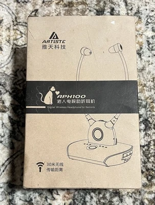 Artiste APH 100 беспроводные наушники ТВ слуховой аппарат наушники хорошо для пожилых людей - Изображение 1 из 4