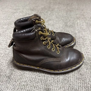 Stivali Dr Martens in pelle marrone stringati da donna taglia 5 - Foto 1 di 11