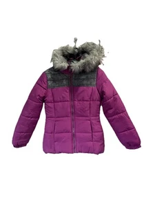 weather tamer Fuschia Jacket Kids Size L (14-16) W/ Good And Headband - Picture 1 of 7