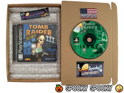 Tomb Raider III PS1 - NTSC-U/C USA VGC CIB - High Quality Packing - Tracked - Image 1 of 4