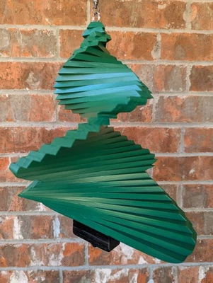 Christmas Tree Wood Spiral Wind Spinner, 11.5" High, Custom Design, Handcrafted - Image 1 of 3