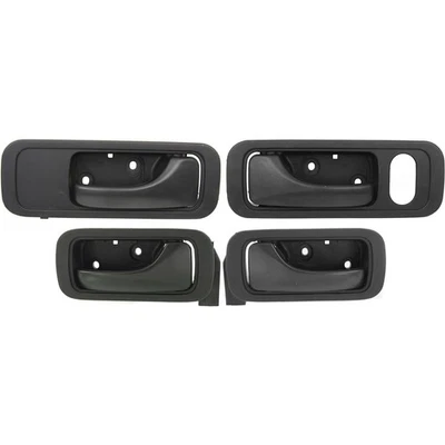 Door Handle Set For 2003-2011 Honda Element Black Front & Rear Inner 4Pc - Image 1 of 4