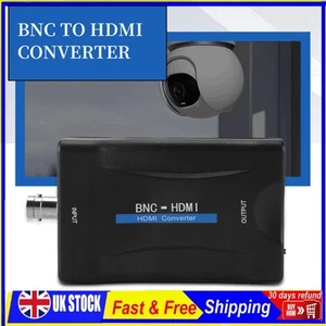 BNC TO HDMI Video Converter PAL NTSC Coax Cable Adapter HD 1080P/720P+USB UK - Picture 1 of 16