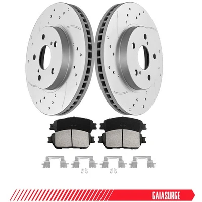 Front Brake Rotors Ceramic Brake Pad for 2005-2006 Toyota Camry 2004-2010 Sienna Foto 1 de 4