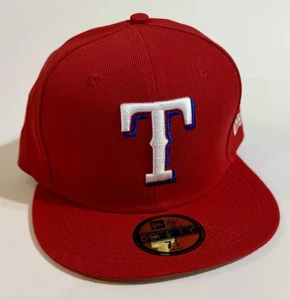 Gorra ajustada Texas Rangers roja alternativa New Era 59FIFTY 7 1/2 ML 5950 - Imagen 1 de 6