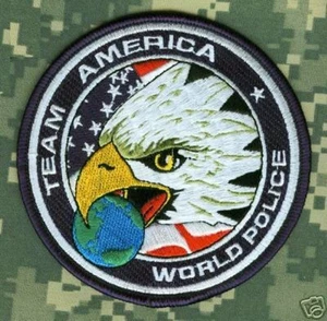 DAESH BASHER COUNTER TERRORIST JTF ODA TEAM AMERICA WORLD POLICE velkrö INSIGNIA - Picture 1 of 2