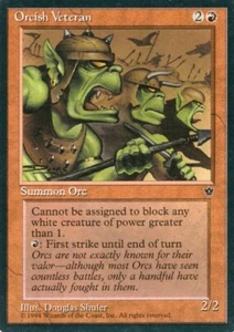 2X VETERANO ORCO (SHULER) ROJO IMPERIOS CAÍDOS MTG MAGIC HP X2 (yourdeckbuilder) - Imagen 1 de 1