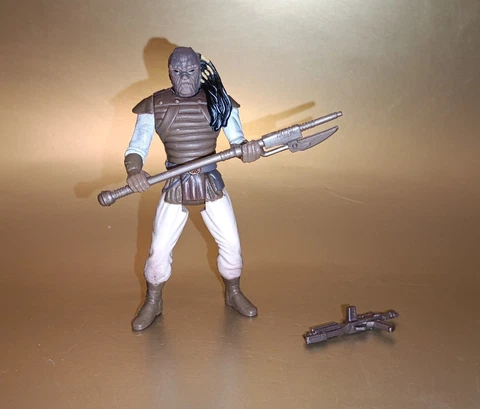 WEEQUAY SKIFF GUARD LOOSE 1997 Star Wars Kenner POTF Power of the Force Cover