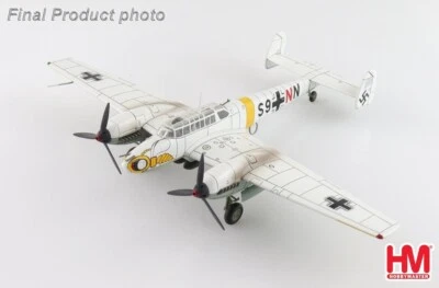 Hobby Master 1/72 HA1816 BF110E Messerschmitt S9+NN Lt. HERBERT KUTSCHA 5/ZG1 42 - Immagine 1 di 4