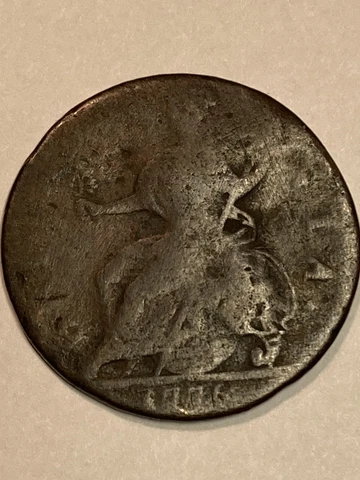 1776 Colonial Times America’s History  - Machin’s Mill Copper 1/2 Penny Cover