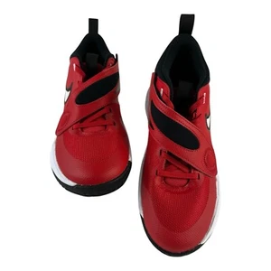Nike Team Hustle D 11 Jugend Größe 5Y rot schwarz Basketballschuhe DV8996-602 NEU - Bild 1 von 9