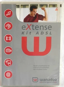 Logiciel "Extense kit ADSL Wanadoo" - Pour PC et MAC - CD - Notice - 2004 - Photo 1/3