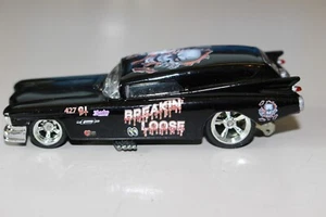 RESTAURIERTES HOT WHEEL BREAKING LOOSE LUSTIGES AUTO IN SCHWARZ GLÄNZEND - Bild 1 von 8