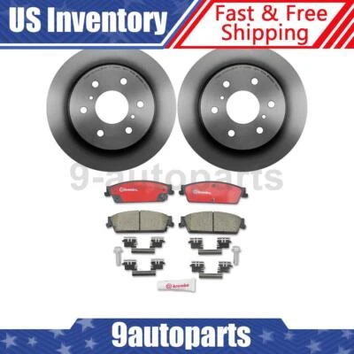 Rotores de freno traseros Brembo OE pastillas de freno de cerámica para Tahoe Chevrolet 2007-2013 Foto 1 de 4