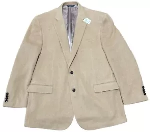 Cappotto sportivo Brooks Brothers 1818 Madison Loro Piana Italia 100% capelli cammello 46L nuovo con etichette - Foto 1 di 11
