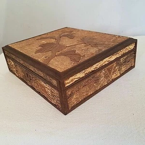 Wood Box. Box Art Deco Art Nouveau - Picture 1 of 9