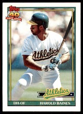 1991 Topps Harold Baines 101 Baseball Cards #166