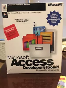 Authentic Microsoft Access Windows. Version 7.0 DBMS Developers Toolkit. NFR. - Picture 1 of 3