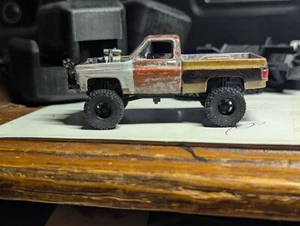 1/64 Scale Custom 3D printed 4x4 Base/Wheels For M2 Single Cab Short Bed - Picture 1 of 9