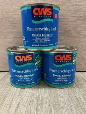 30,67€/L CWS Hammerschlag-Lack 0,375L Eisenlack Metall-Lack Stahl-Lack (D55) - Bild 1 von 2
