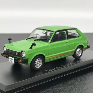 Mini Car Toyota Starlet 1978 Green 1/43 Scale Box Display Diecast vol 132 - Picture 1 of 16