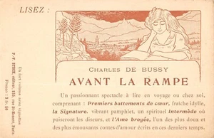 CPA ECRIVAIN / CHARLES DE BUSSY / AVANT LA RAMPE - Picture 1 of 1