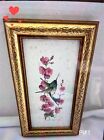 Vintage Carolyn Shores Wright Framed Picture 9 1/2” Tall 5 3/4” Wide