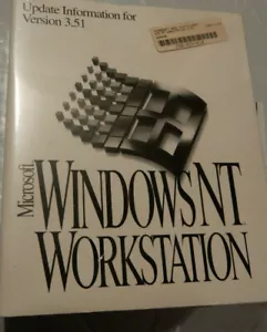Microsoft Windows NT Workstation _ Operating System Version 3.51 _ CD-ROM - Picture 1 of 4