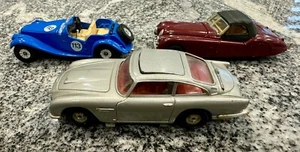 Vintage Lot Of 3 CORGI 007 Aston Martin DB5 Jaguar XK 120 MG-TF GT Britain - Picture 1 of 16