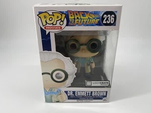 Funko POP Películas-Regreso al Futuro Dr. Emmet Marrón #236 Caja de Botín Exclusiva - Imagen 1 de 8