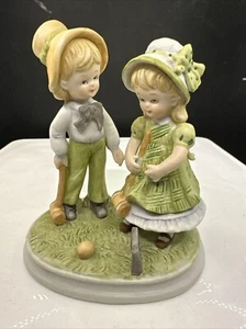 Estatuilla Lefton Friends vintage decoración del hogar compartir hace la vida más fácil 06028 - Imagen 1 de 5