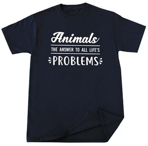 Animal Lover T-shirt Wildlife Nature Earth Rescue Save Animals Zoology Tee Shirt - Picture 1 of 3
