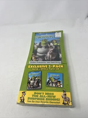 *RARE* Shrek 2 DVD + Party CD Exclusive Sealed in Cardboard Sleeve / Long Box - Image 1 of 2