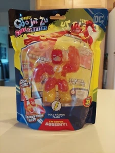 NEW Heroes of Goo Jit Zu Goo Shifters DC GOLD CHARGE FLASH Squishy Toy Figure - Picture 1 of 1