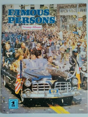 1982 US Stamps Album (Famous Persons) by USPS - Image 1 of 4